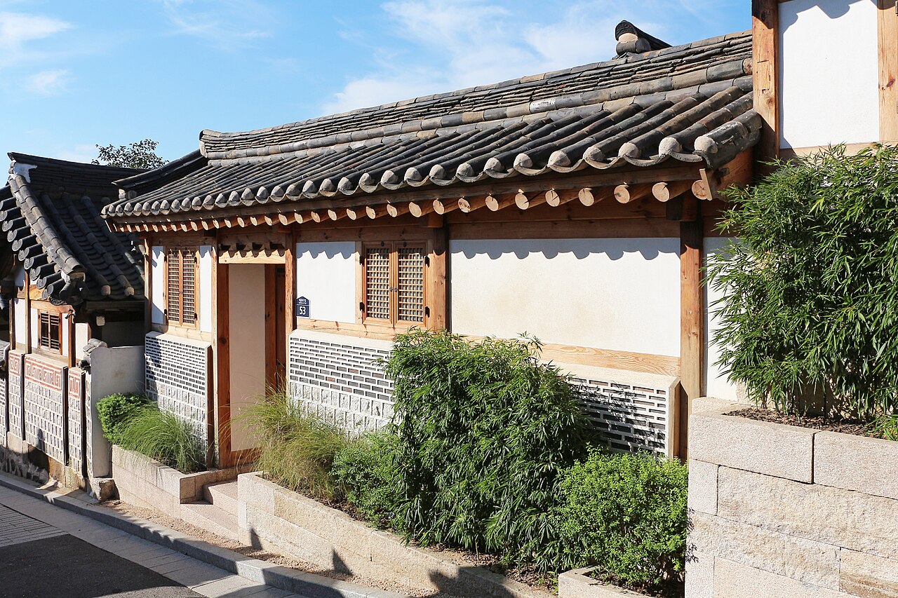 Hanok lanes in Bukchon Hanok Village, Seoul